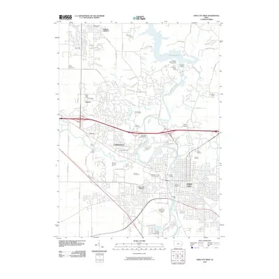 2010 Map of Iowa City West, 2010 Print
