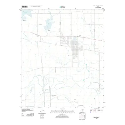 2010 Map of Iowa Park, 2010 Print