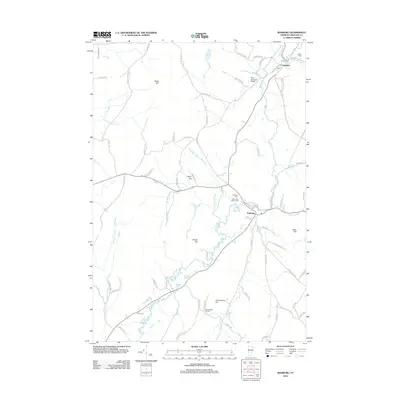 2012 Map of Irasburg, 2012 Print