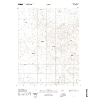 2020 Map of Ireland Mesa, 2020 Print