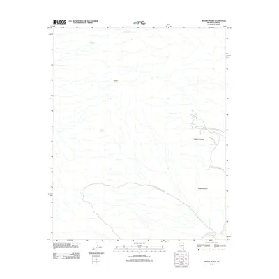 2012 Map of Ireteba Peaks, 2012 Print