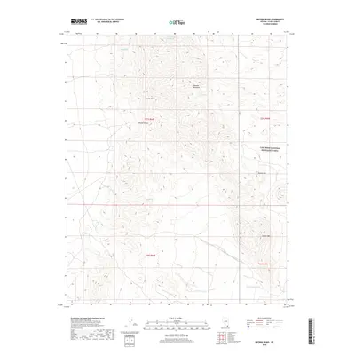 2018 Map of Ireteba Peaks, 2018 Print