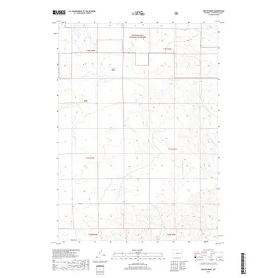 2017 Map of Ireton Draw, 2017 Print