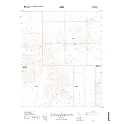 2018 Map of Iris Pass, 2018 Print