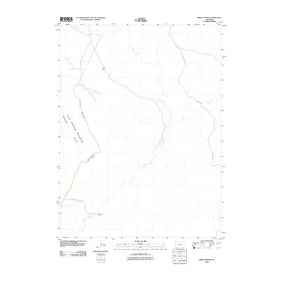 2010 Map of Irish Canyon, 2010 Print