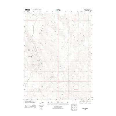 2013 Map of Irish Canyon, 2013 Print