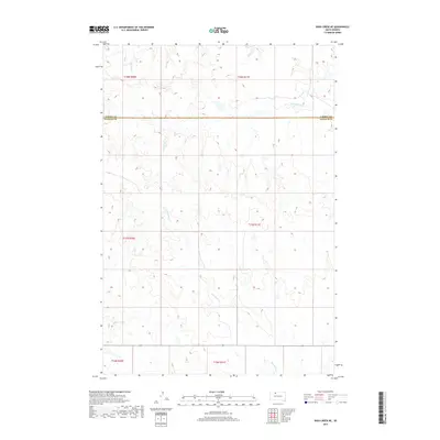 2017 Map of Irish Creek NE, 2017 Print