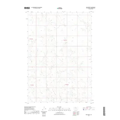 2017 Map of Irish Creek SE, 2017 Print