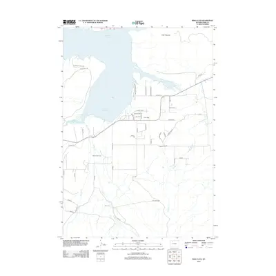 2012 Map of Irma Flats, 2012 Print