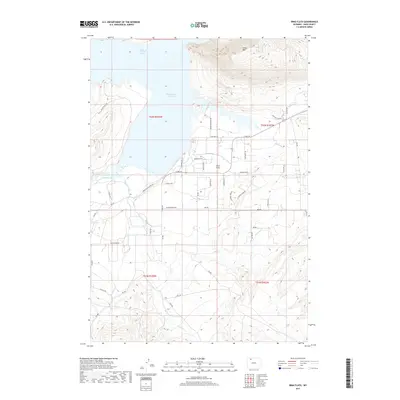 2017 Map of Irma Flats, 2017 Print