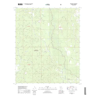 2018 Map of Iron Branch, 2018 Print