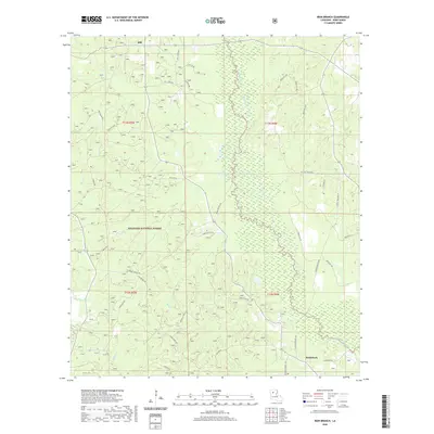 2020 Map of Iron Branch, 2020 Print