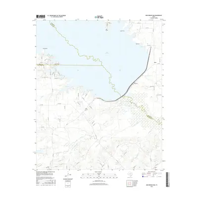 2016 Map of Iron Bridge Dam, 2016 Print