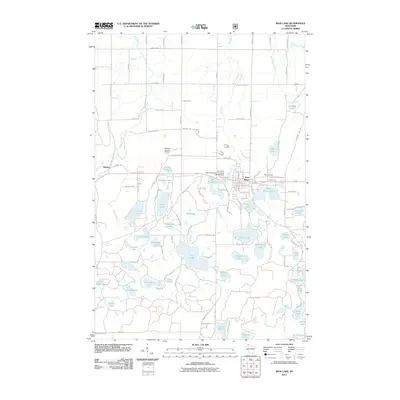 2011 Map of Iron Lake, 2011 Print