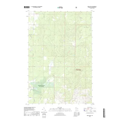 2018 Map of Iron Lake NE, 2018 Print