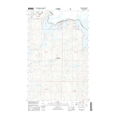 2016 Map of Iron Lake, 2016 Print