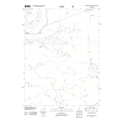 2011 Map of Iron Mine Mountain, 2011 Print