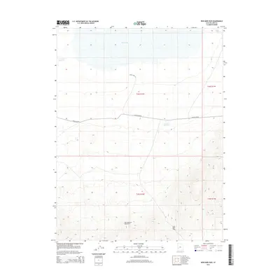 2014 Map of Iron Mine Pass, 2014 Print