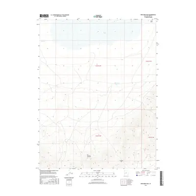 2017 Map of Iron Mine Pass, 2017 Print