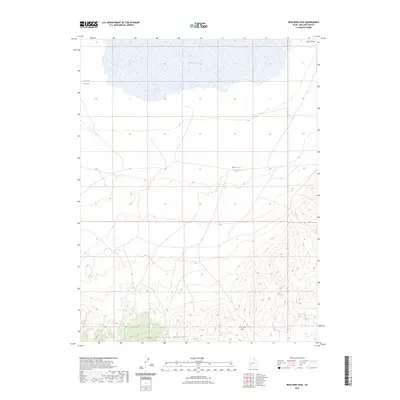 2023 Map of Iron Mine Pass, 2023 Print