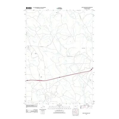 2012 Map of Iron Mountain, 2012 Print