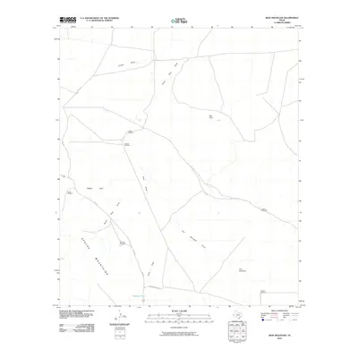 2010 Map of Iron Mountain, 2010 Print