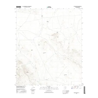 2016 Map of Iron Mountain, 2016 Print