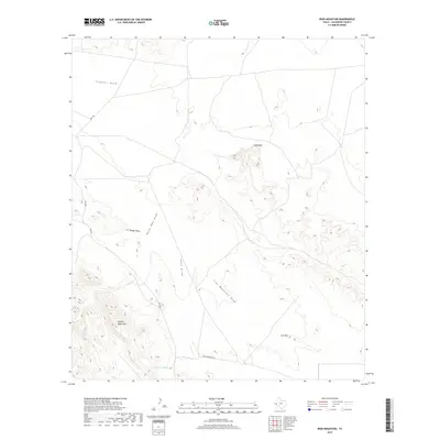 2019 Map of Iron Mountain, 2019 Print