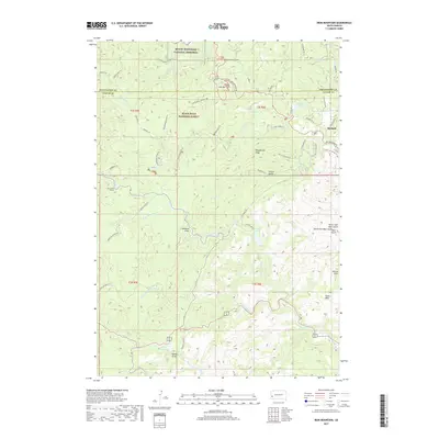 2017 Map of Iron Mountain, 2017 Print