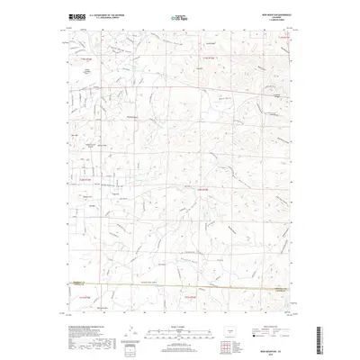 2019 Map of Iron Mountain, 2019 Print