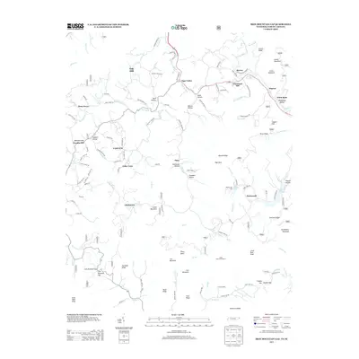 2013 Map of Iron Mountain Gap, 2013 Print