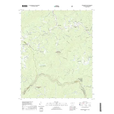 2019 Map of Iron Mountain Gap, 2019 Print