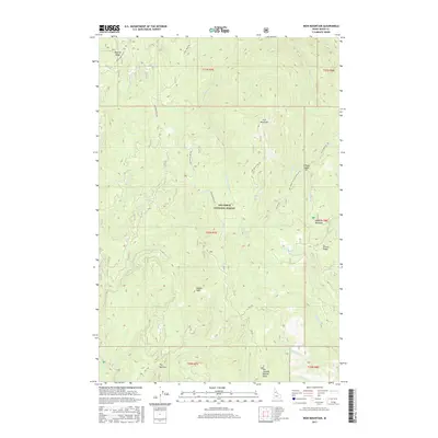 2017 Map of Iron Mountain, 2017 Print