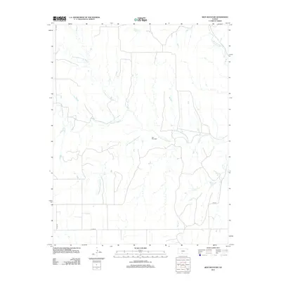 2012 Map of Iron Mountain, 2012 Print