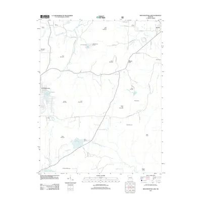 2011 Map of Iron Mountain Lake, 2011 Print