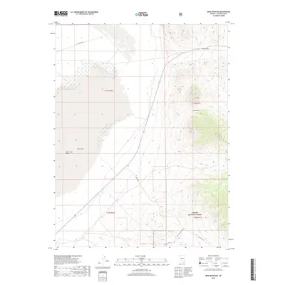 2018 Map of Iron Mountain, 2018 Print