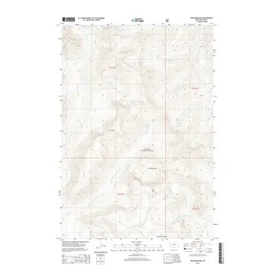 2014 Map of Iron Mountain, 2014 Print