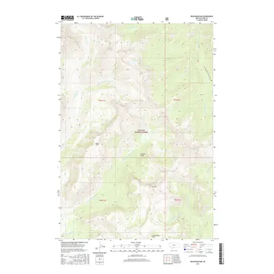 2017 Map of Iron Mountain, 2017 Print