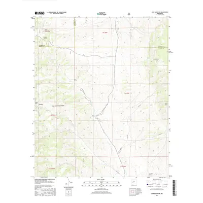 2017 Map of Iron Mountain, 2017 Print