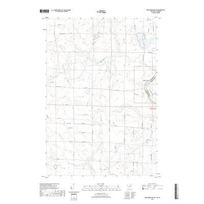 2018 Map of Iron Mountain SW, 2018 Print