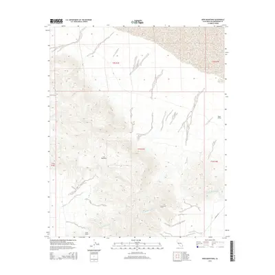 2015 Map of Iron Mountains, 2015 Print