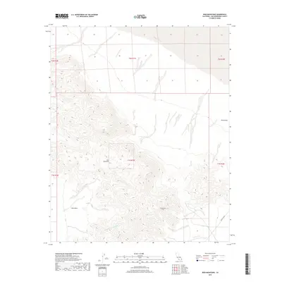 2018 Map of Iron Mountains, 2018 Print