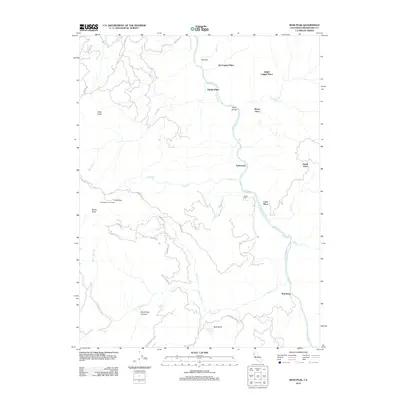 2012 Map of Iron Peak, 2012 Print
