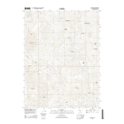 2015 Map of Iron Peak, 2015 Print