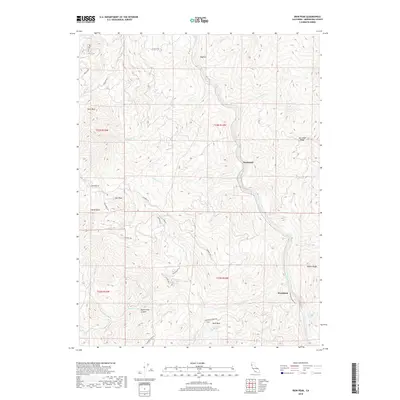 2018 Map of Iron Peak, 2018 Print