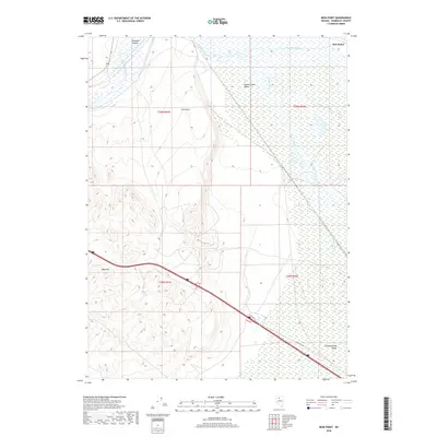 2018 Map of Iron Point, 2018 Print