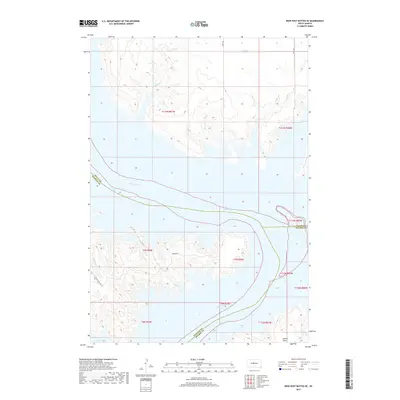 2017 Map of Iron Post Buttes SE, 2017 Print