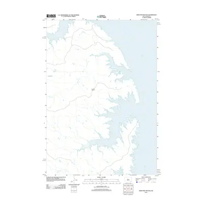 2012 Map of Iron Post Buttes, 2012 Print