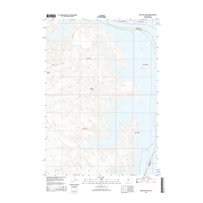 2015 Map of Iron Post Buttes, 2015 Print