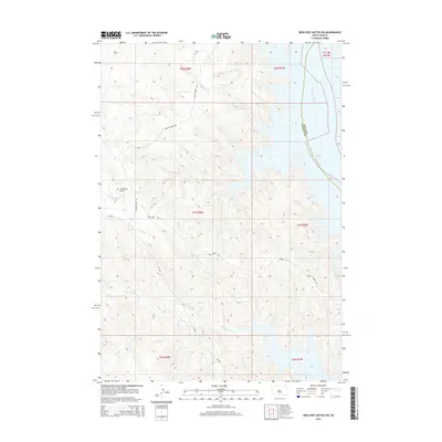 2015 Map of Iron Post Buttes SW, 2015 Print